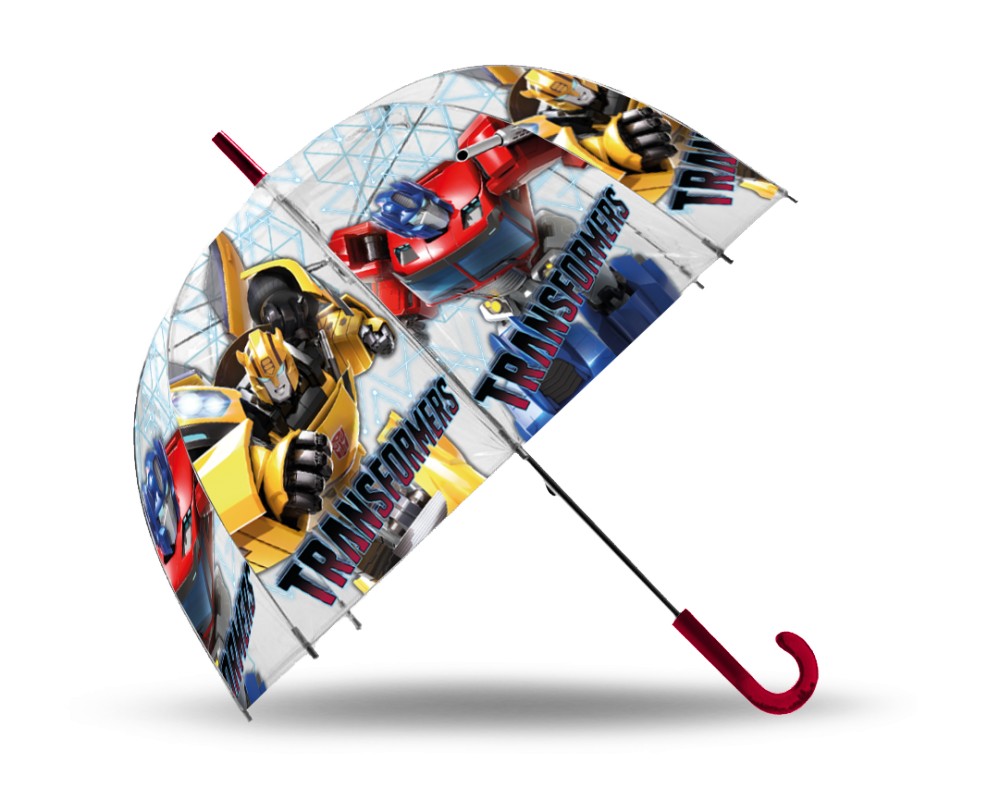 Gyerek átlátszó esernyő Transformers 70 cm